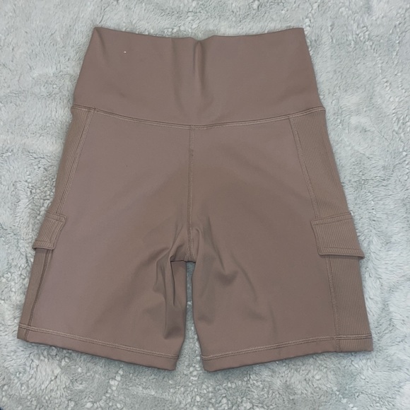 AERIE OFFLINE Goals Ribbed 7" Cargo Pocket Bike Short Sz M - Picture 5 of 10